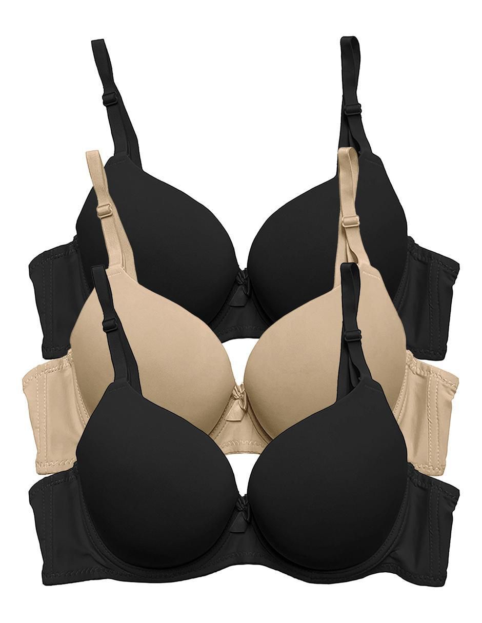 Brassiere copa doble push up seamless para mujer 2