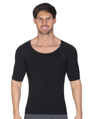 Camiseta tipo faja con compresión media para hombre