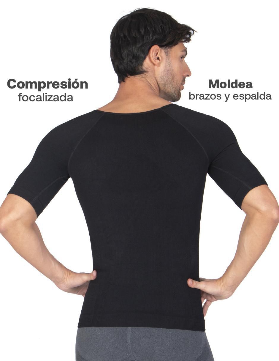 Camiseta tipo faja con compresión media para hombre 5