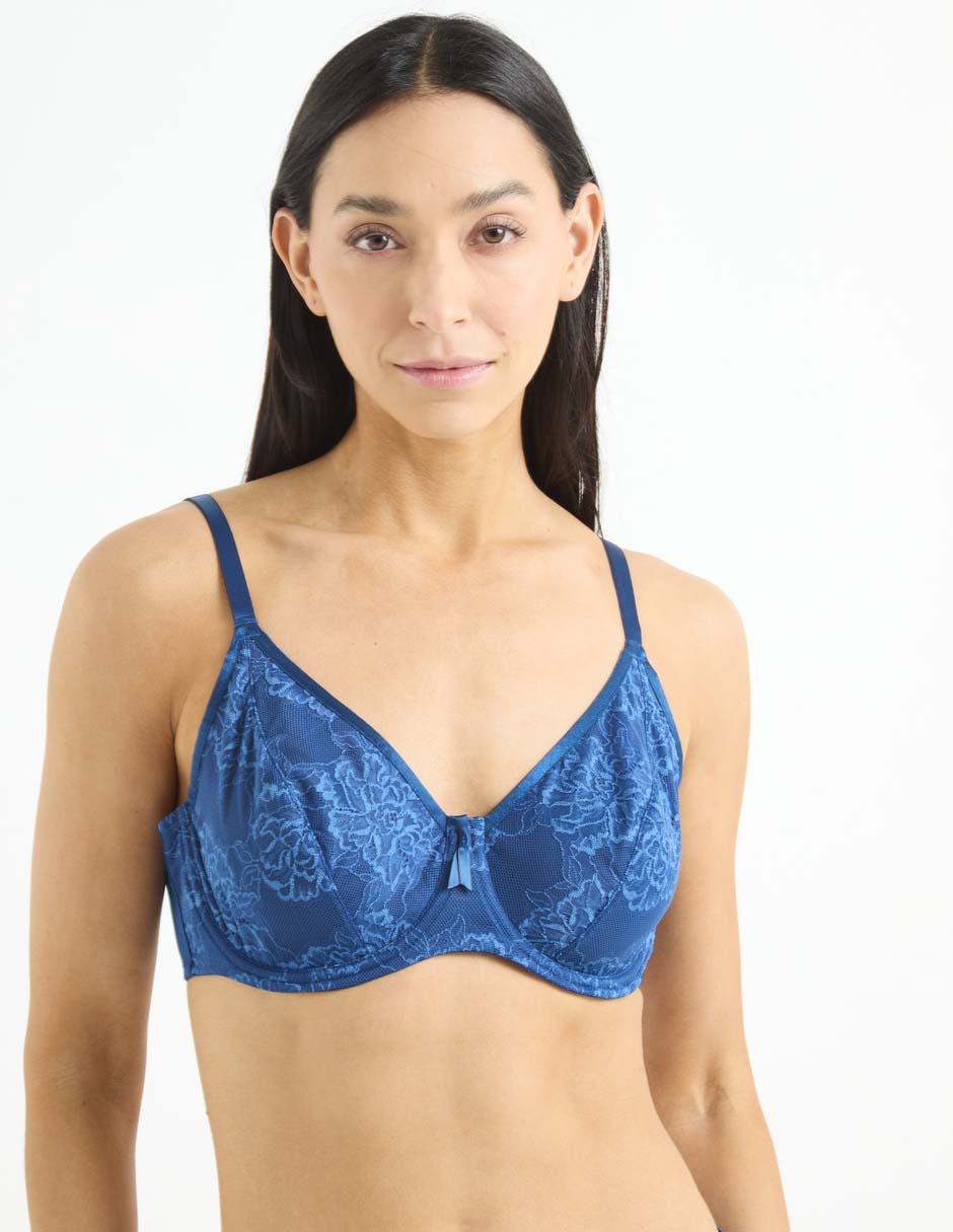 Brassiere balconette copa con copa para mujer 1