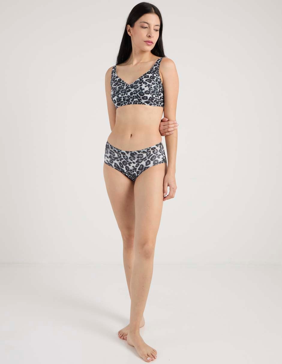 Brassiere peto medio con copa para mujer 9