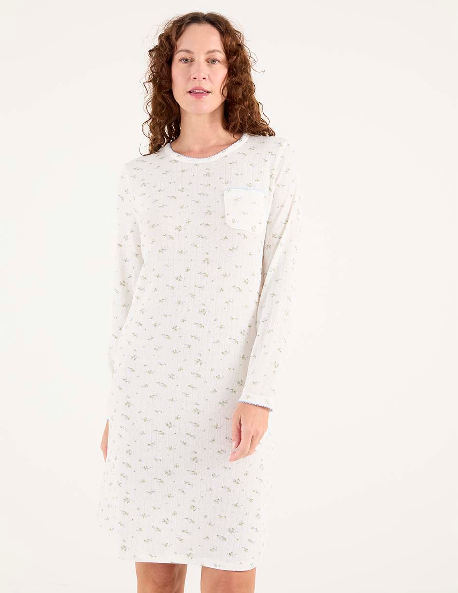 Camisón estampado floral 1