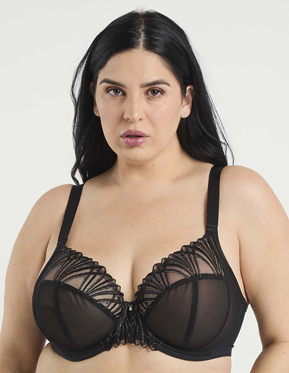 Brassiere demi copa preformada para mujer 1