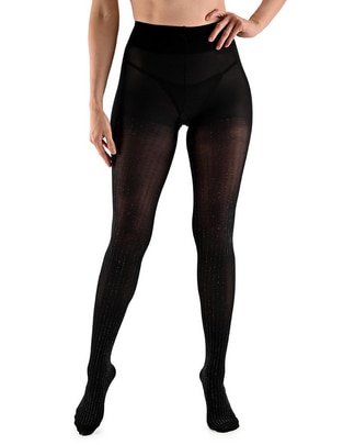 Pantimedias Fantasía estampado a rayas 1