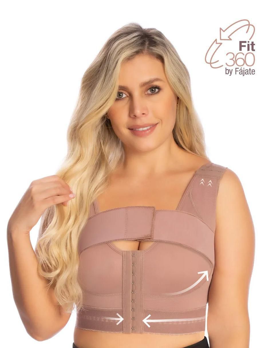 Faja tipo brassiere con compresión alta para mujer