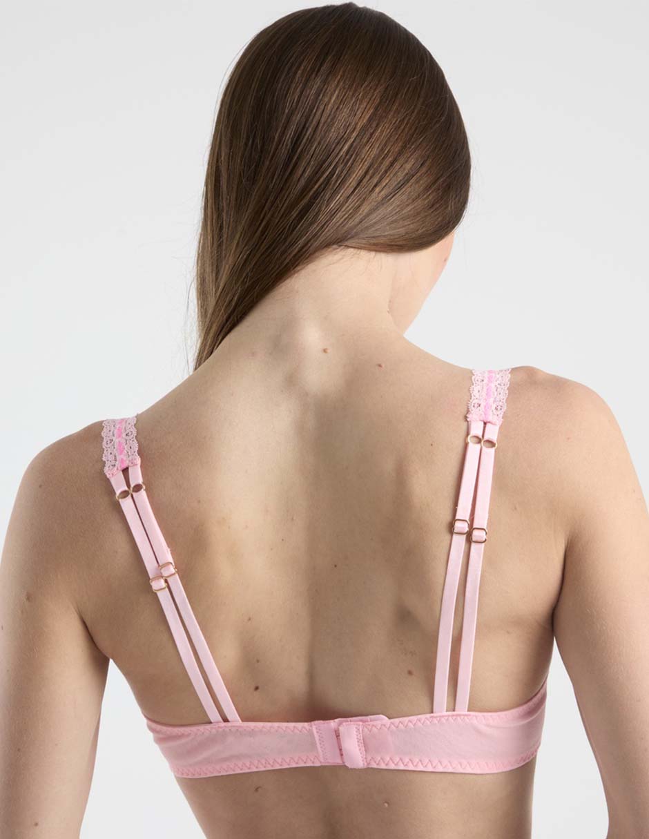 Brassiere balconette con copa para mujer 7