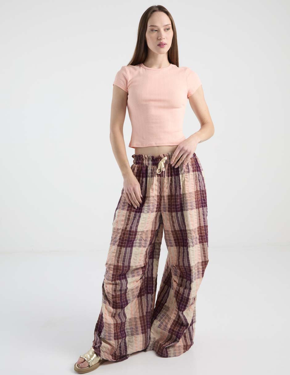Playera manga corta cuello redondo para mujer 6