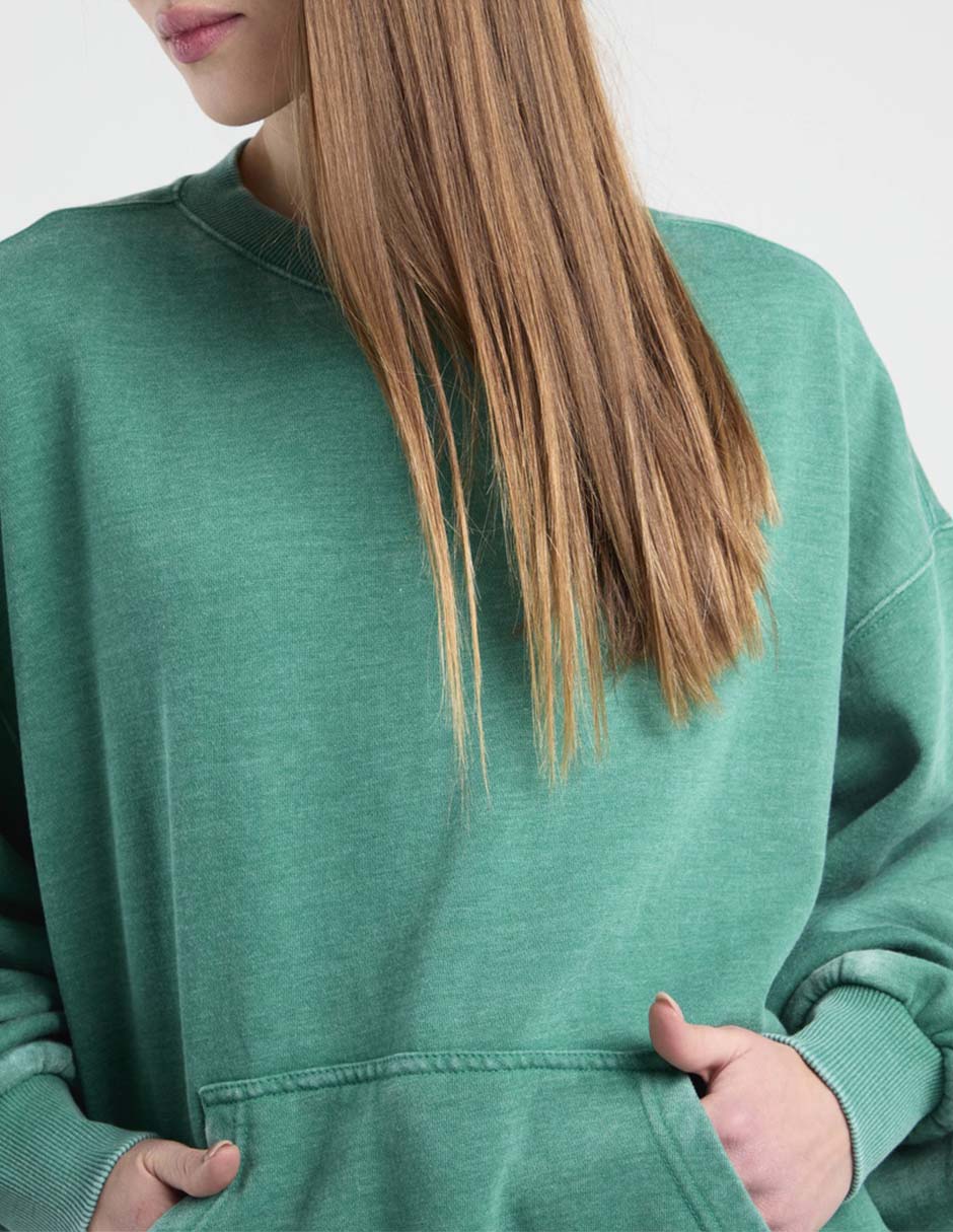 Sudadera con bolsa canguro para mujer 7