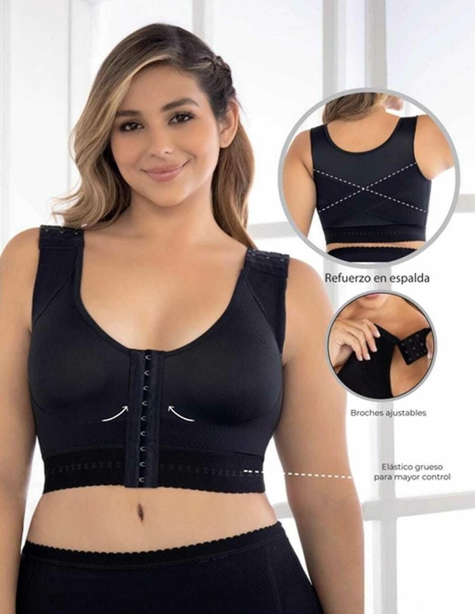 Faja tipo brassiere con compresión alta para mujer 7