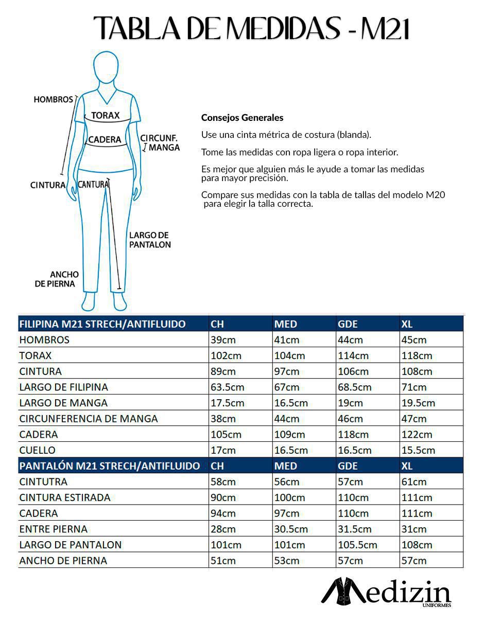 Pijama quirúrgica estilo ajustado para mujer 4