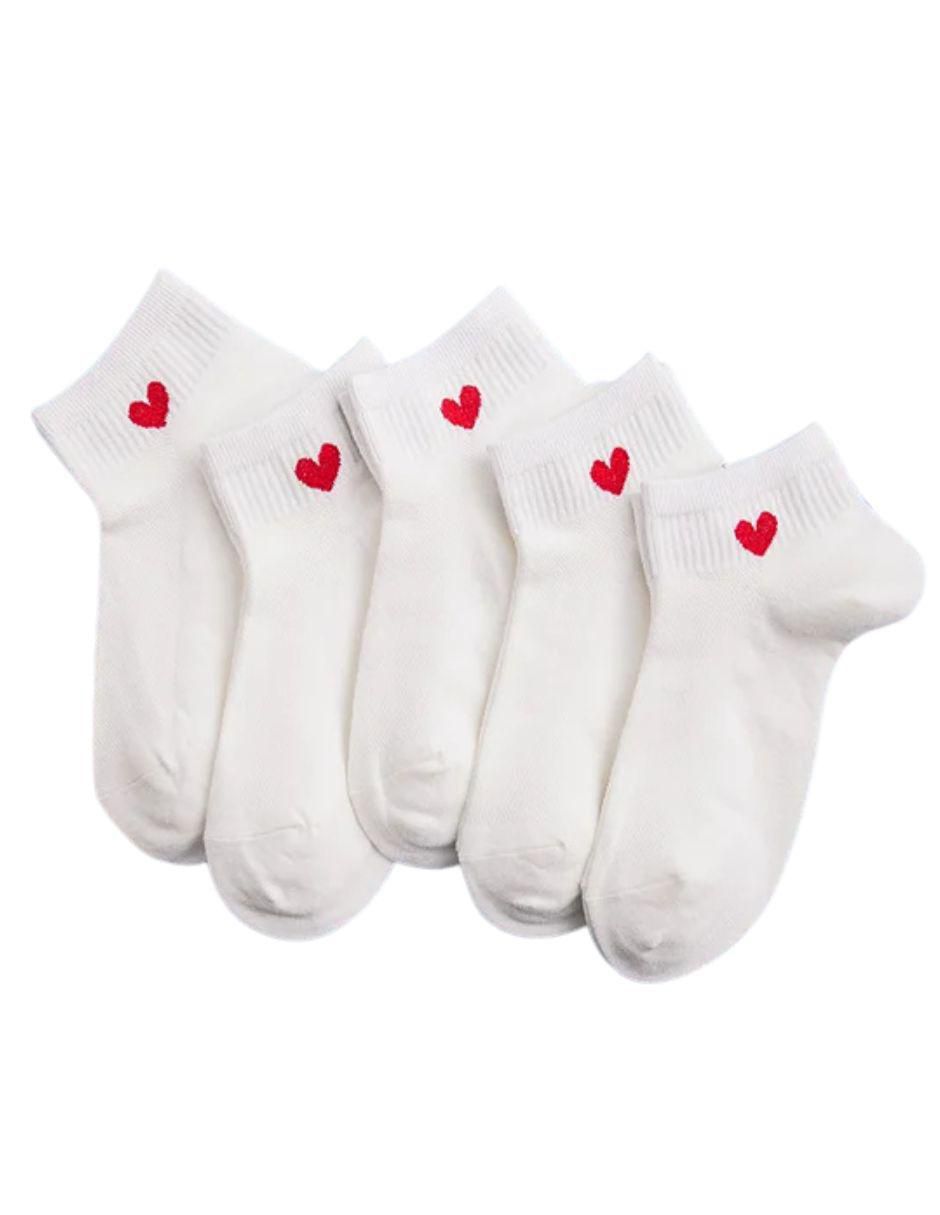 Tín de algodón para mujer 5 pares Tín de algodón para mujer 5 pares