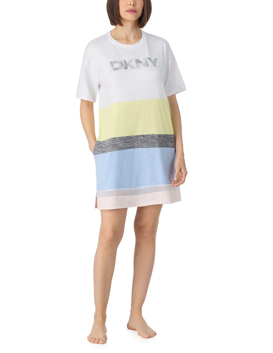 Camisón estampado a rayas 1