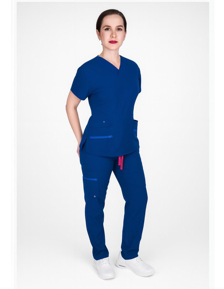 Set filipina-pantalón estilo relajado para mujer