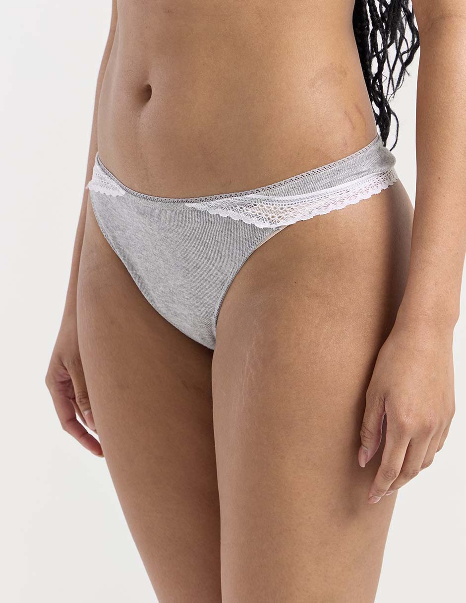 Tanga de algodón para mujer 5