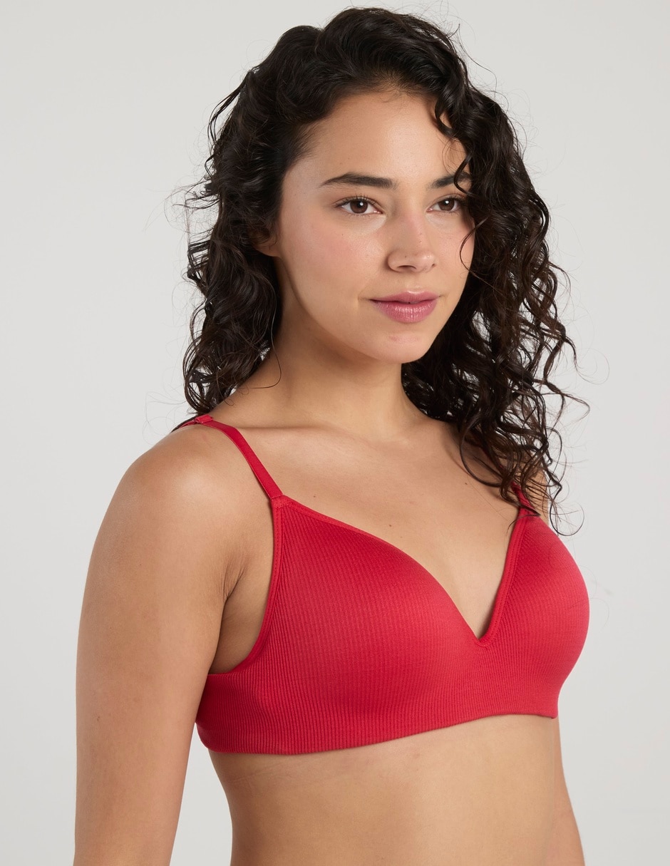 Brassiere demi con copa para mujer 5