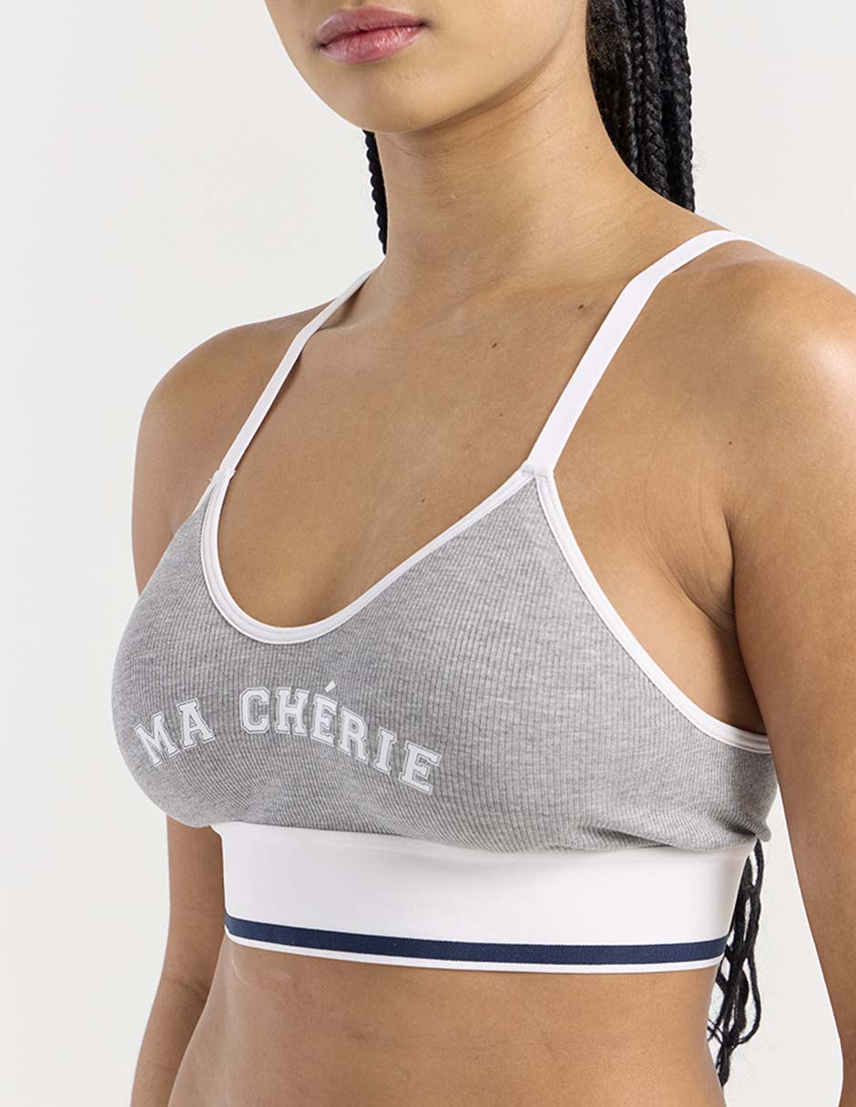 Brassiere peto medio con copa para mujer 6
