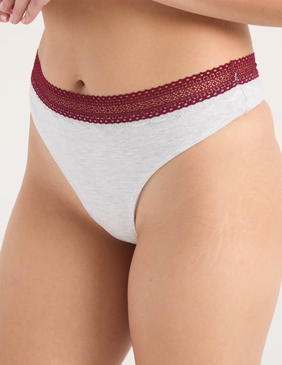 Tanga de algodón para mujer 5