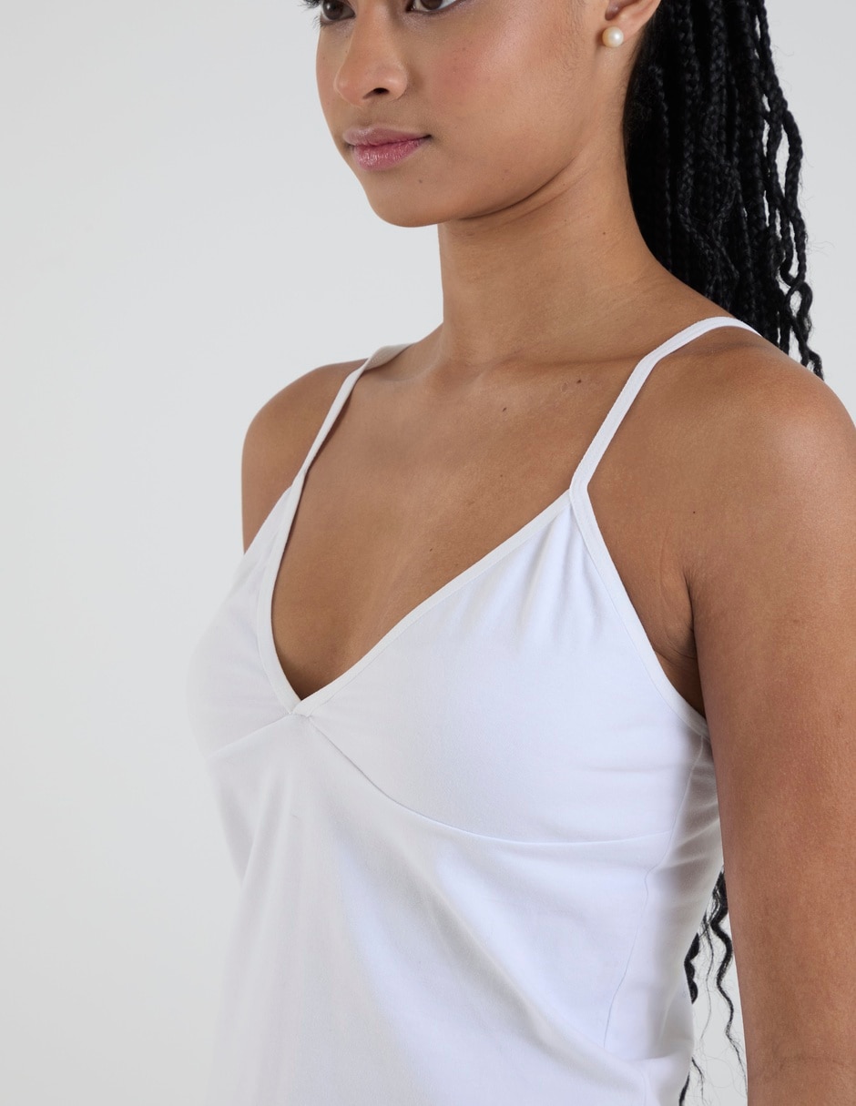 Top escote V tirante ajustable 4