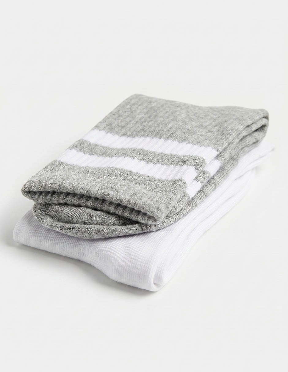 Calcetín de algodón para mujer 2 pares 3