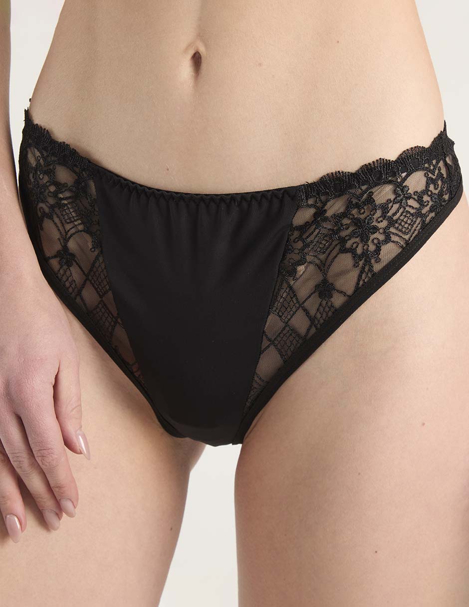 Tanga Map de algodón para mujer