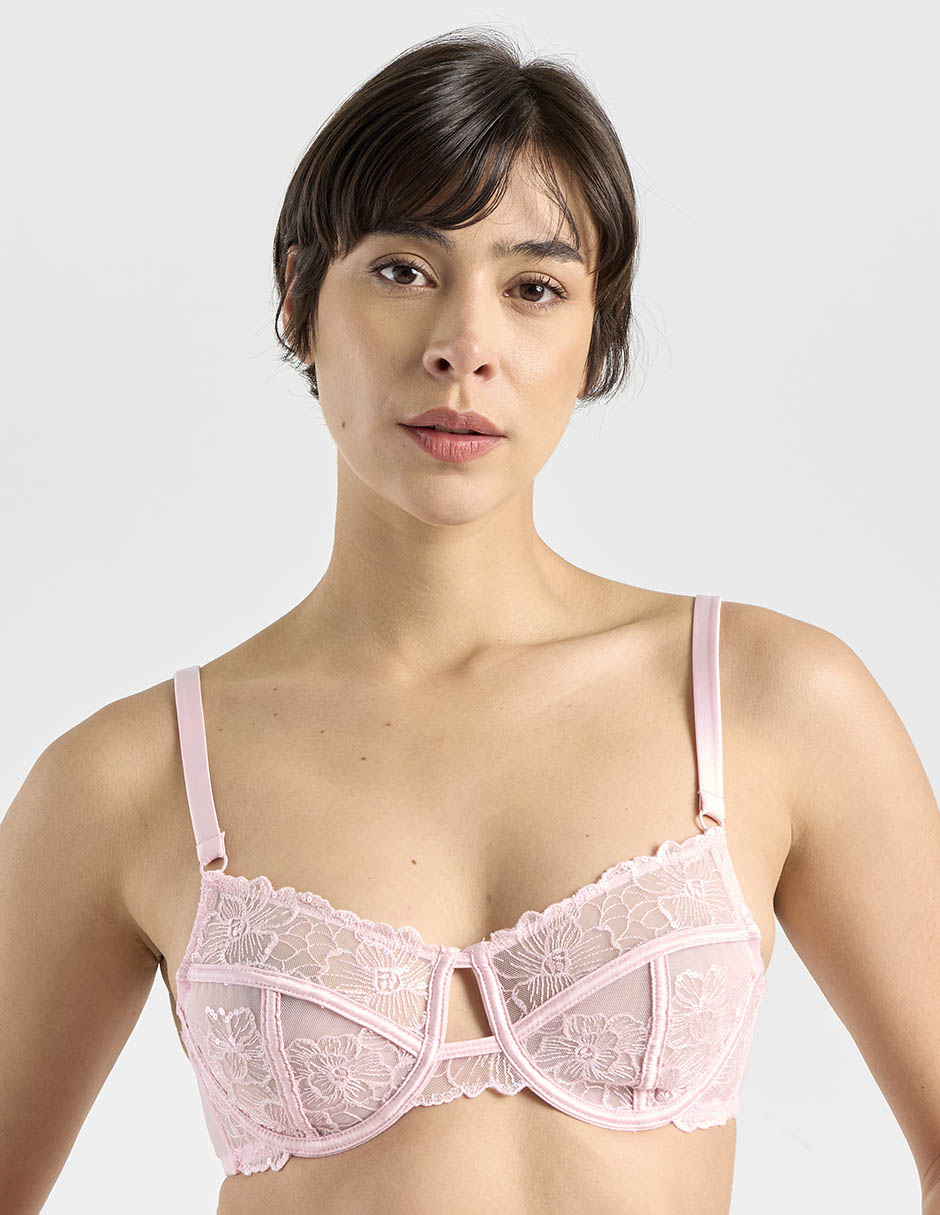 Brassiere demi Map con copa para mujer