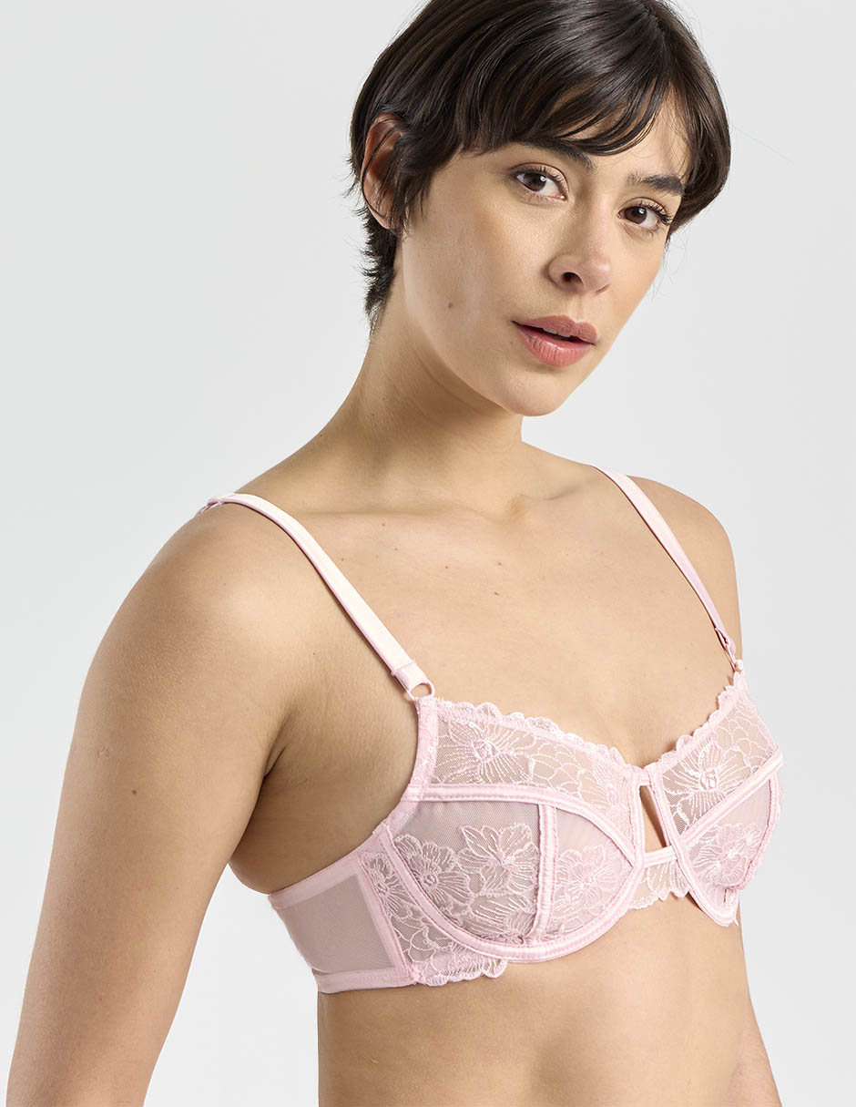 Brassiere demi Map con copa para mujer