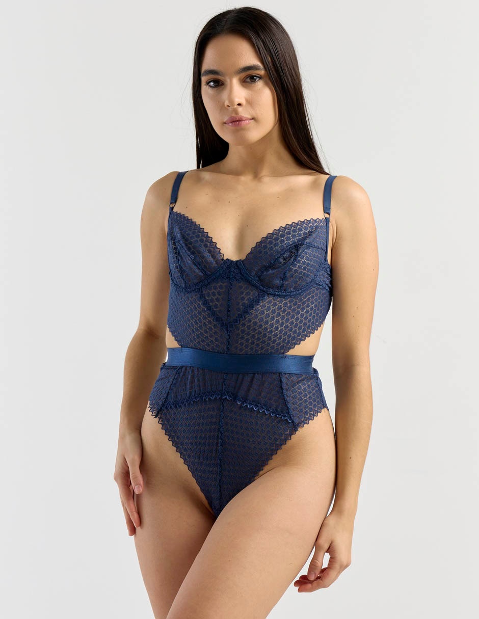 Body escote medio para mujer 1