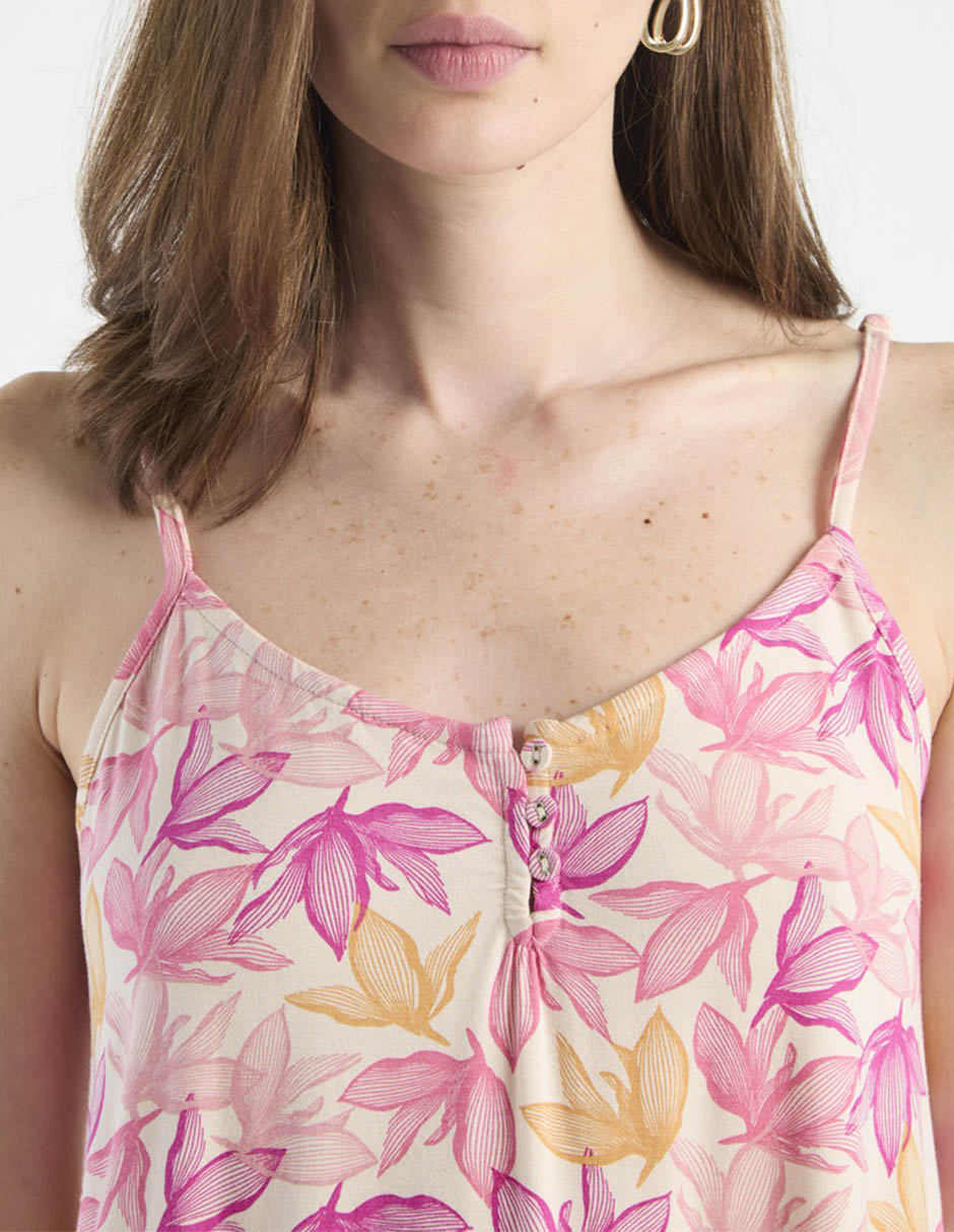 Camisón map estampado floral