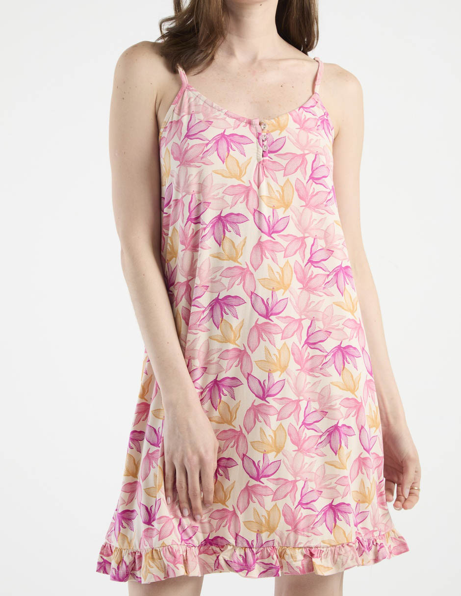Camisón map estampado floral
