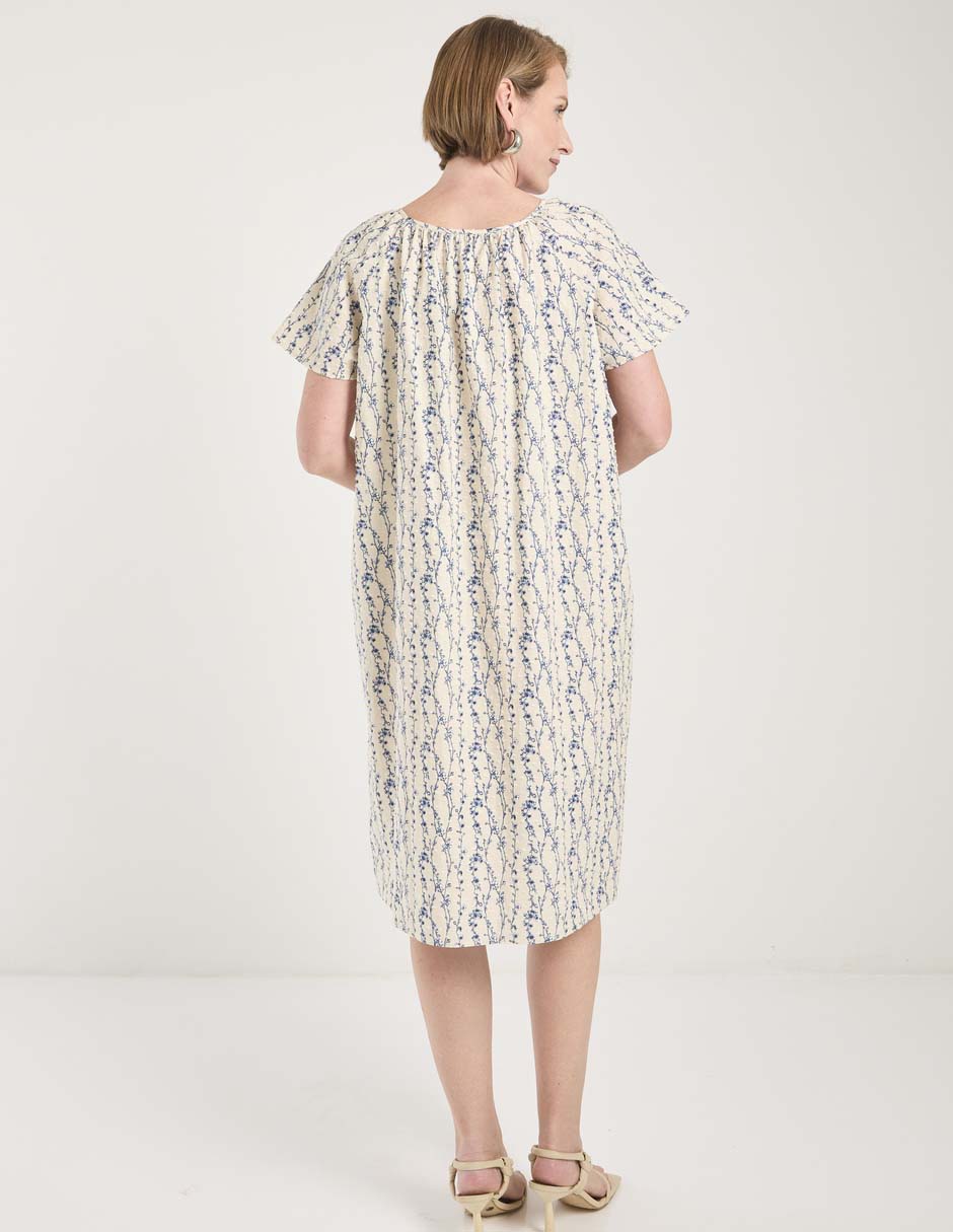 Camisón estampado floral de algodón 4