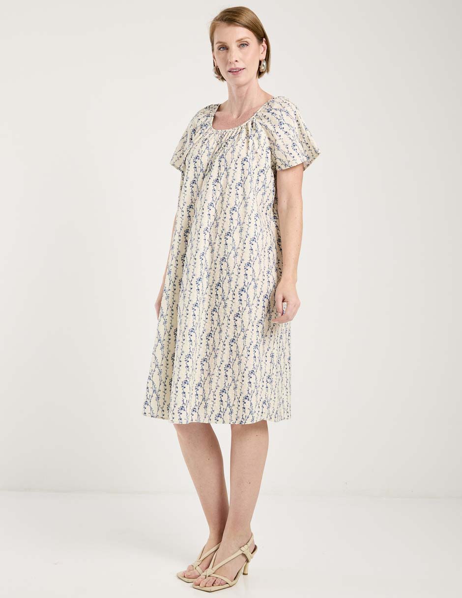 Camisón estampado floral de algodón 3
