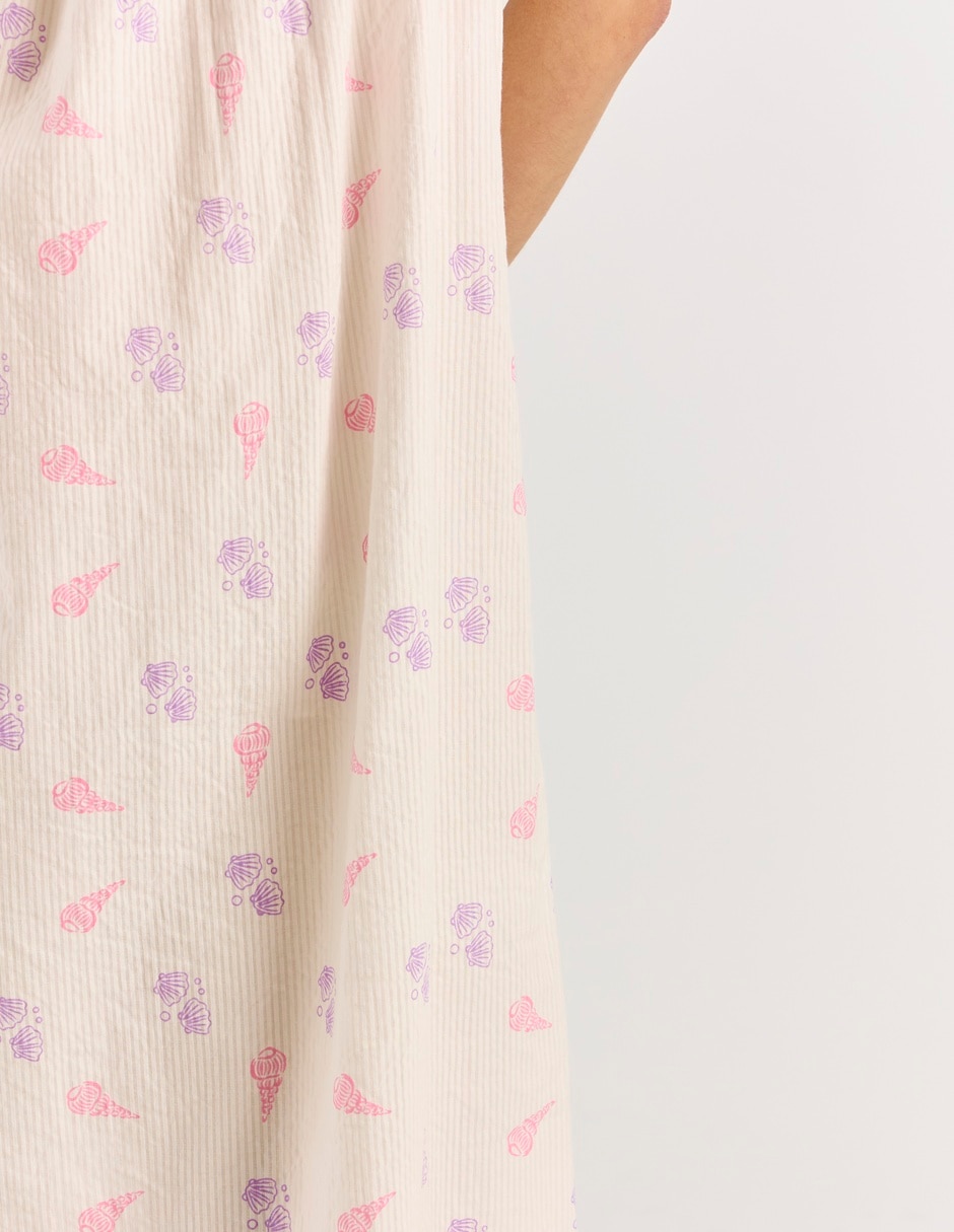 Camisón estampado de algodón 2