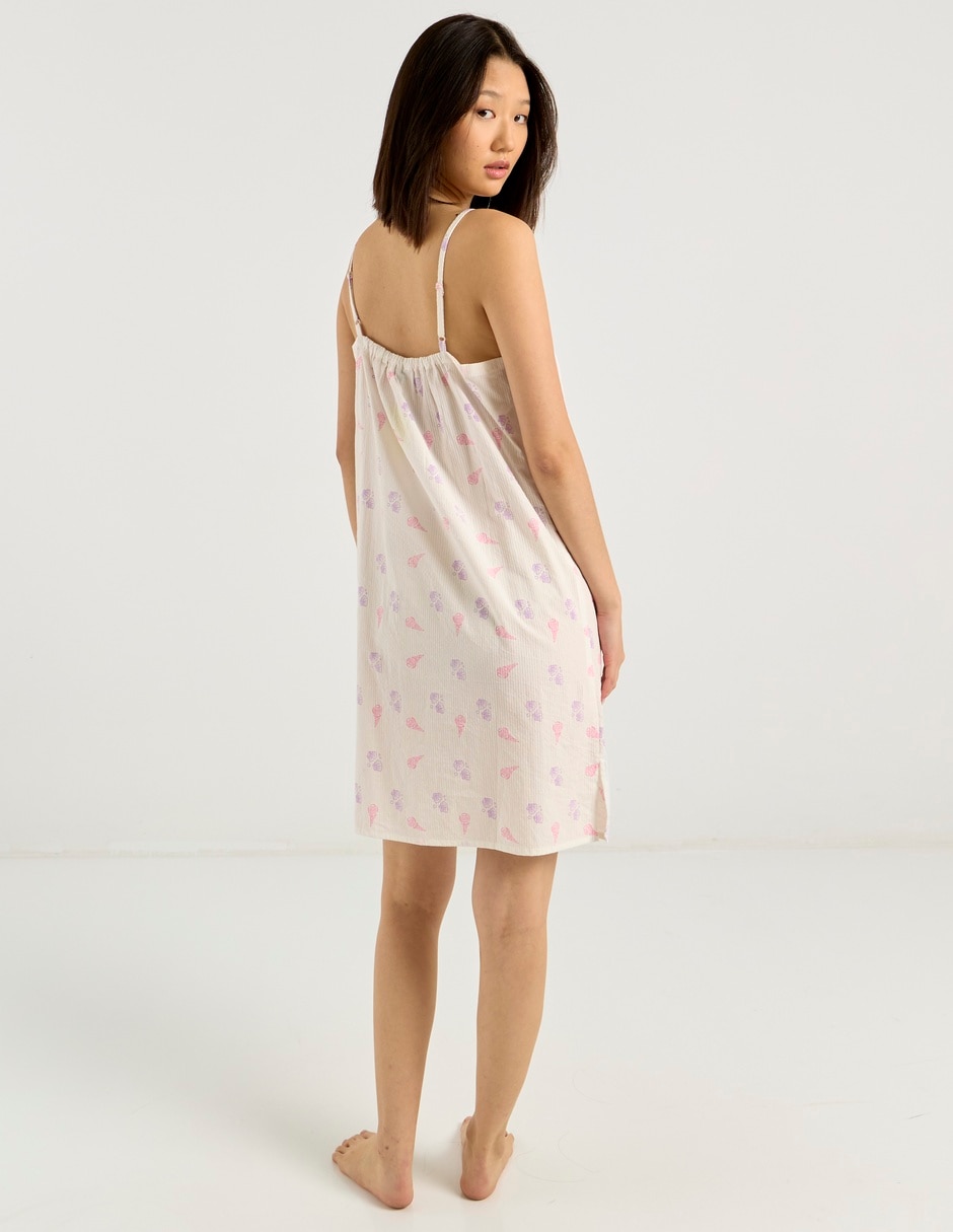 Camisón estampado de algodón 6