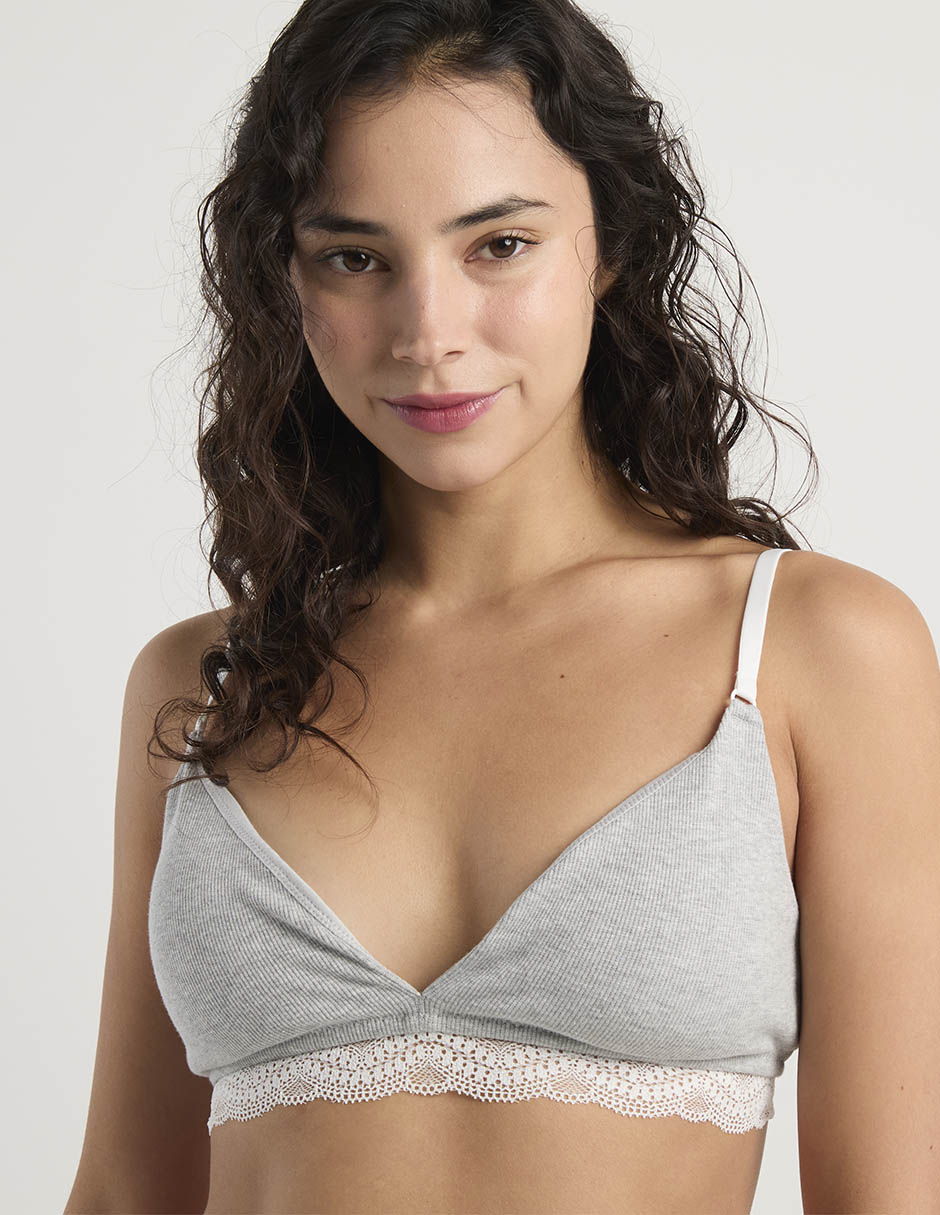 Bralette con copa para mujer