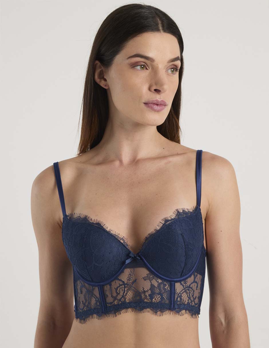 Corselette Map con copa para mujer
