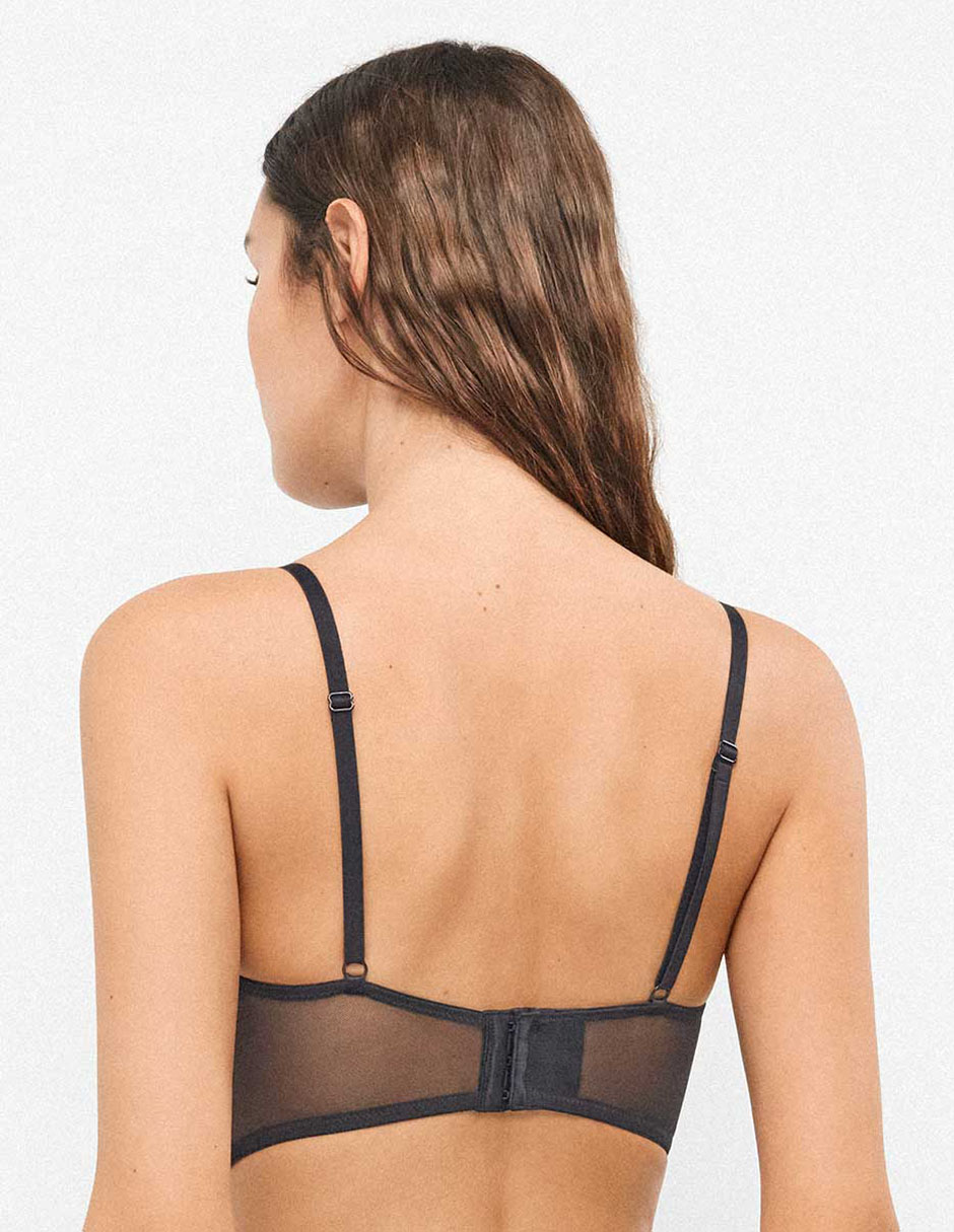 Bralette Map media copa para mujer