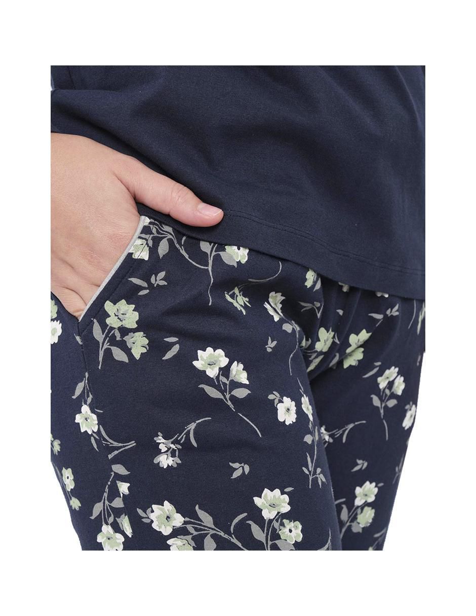 Conjunto pijama Flores para mujer