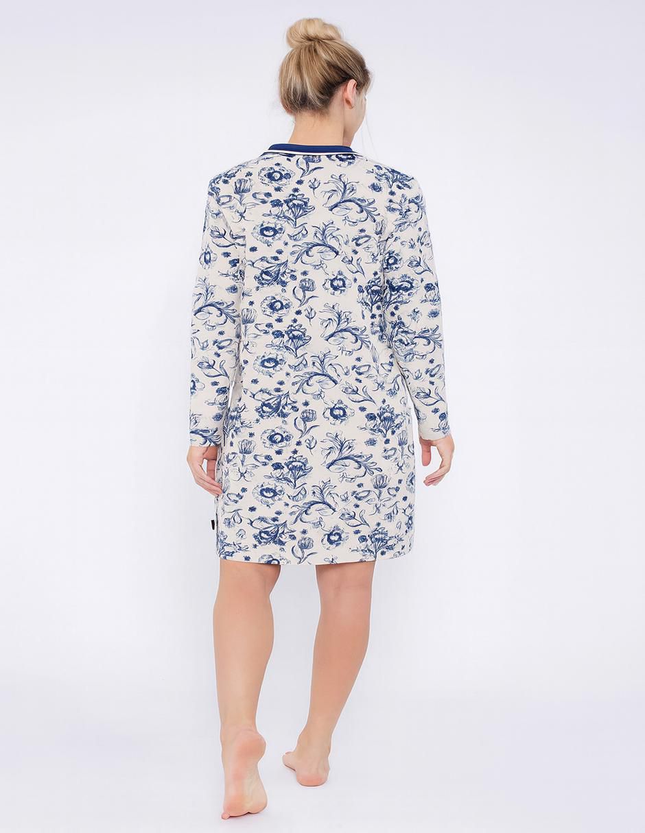 Camisón estampado floral de algodón 3
