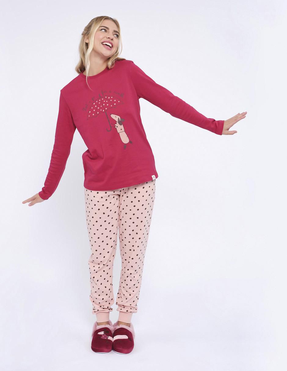 Conjunto pijama Animales para mujer