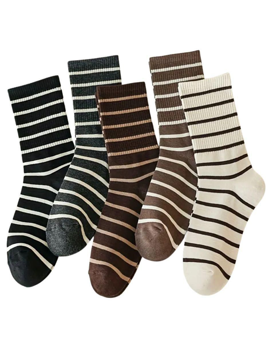 Calcetín de algodón para mujer 5 pares Calcetín de algodón para mujer 5 pares