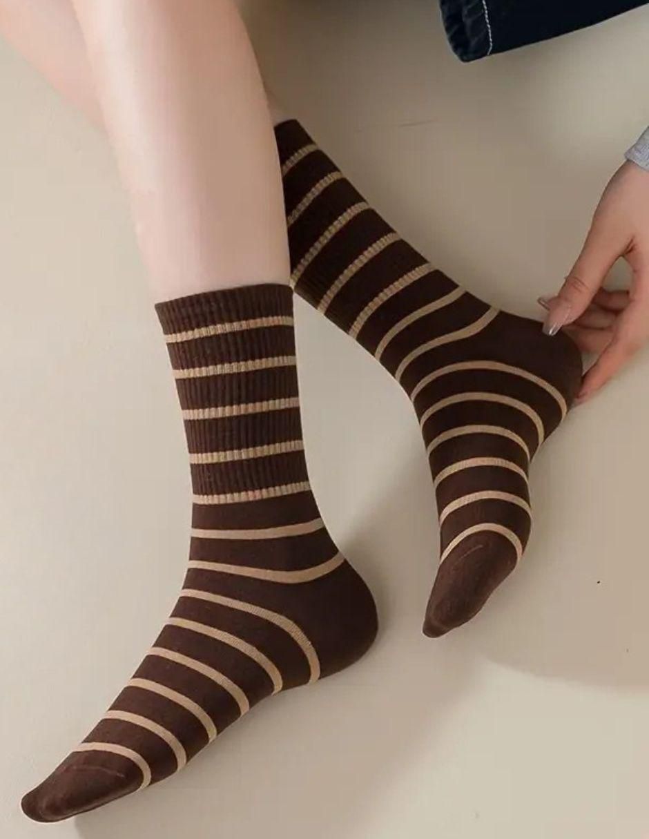 Calcetín de algodón para mujer 5 pares 4