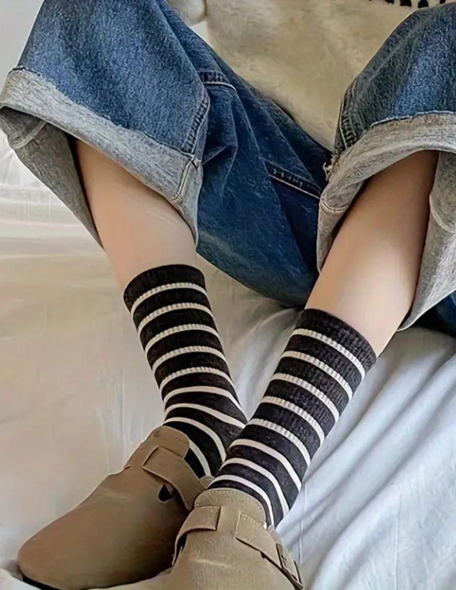 Calcetín de algodón para mujer 5 pares 3