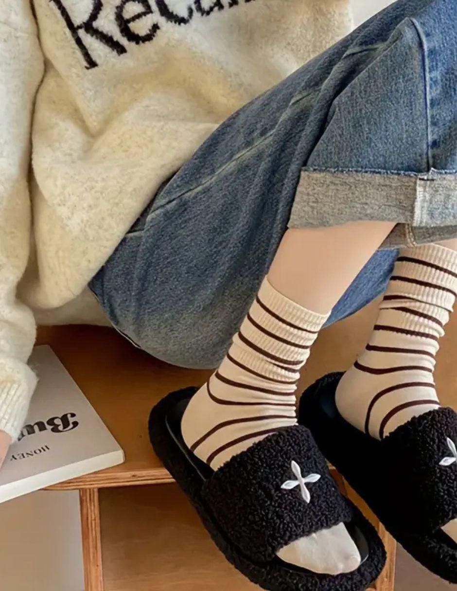 Calcetín de algodón para mujer 5 pares 2