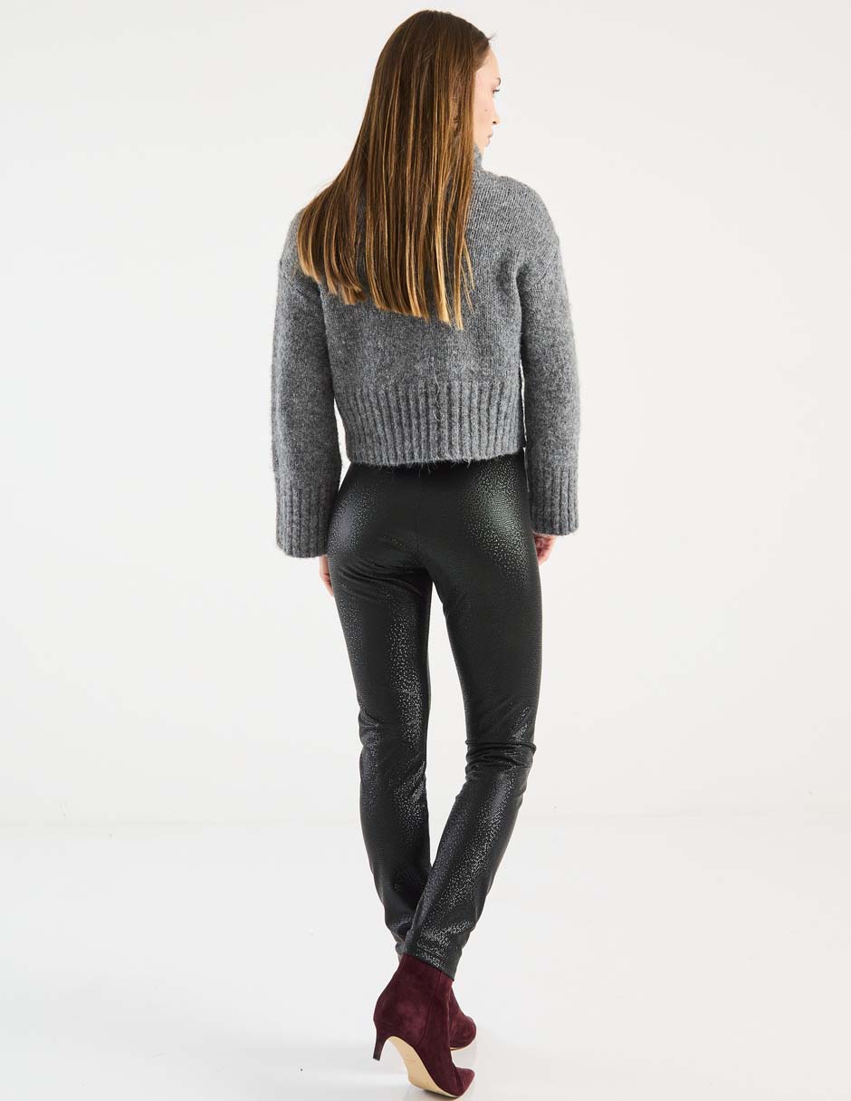 Legging cintura alta con elástico para mujer 4