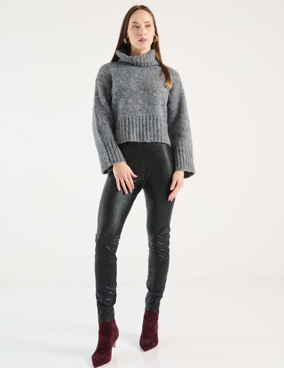 Legging cintura alta con elástico para mujer 3