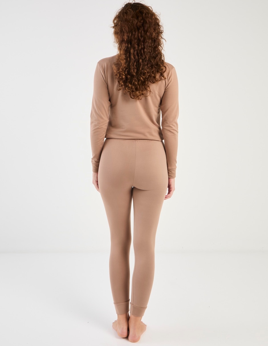 Legging cintura alta con elástico para mujer 4