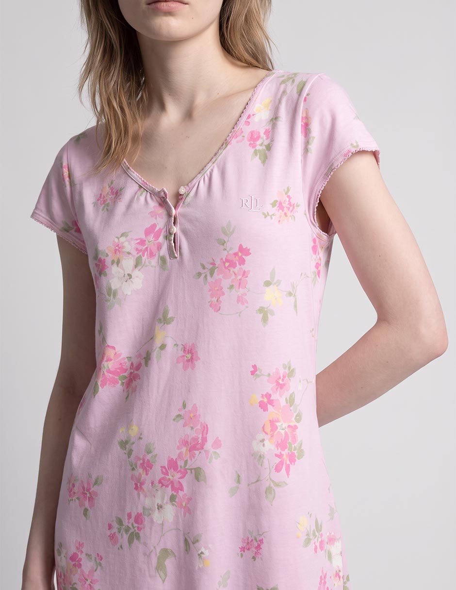 Camisón polo ralph lauren estampado floral de algodón 3