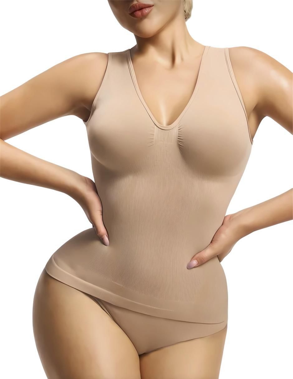Camiseta tipo faja con compresión media para mujer Camiseta tipo faja con compresión media para mujer