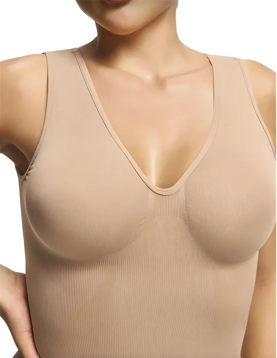 Camiseta tipo faja con compresión media para mujer 5