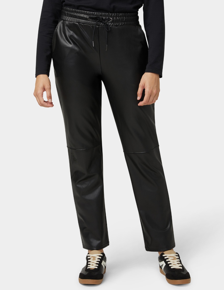 Legging a la cintura con agujeta para mujer